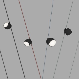 DK5542-BK Поворотный светильник для трека-ремня Belty, серия Spot, со светодиодом, D100*H107мм, 48V DC, 12W, RA90, 120°, 4000K, IP20, черный, алюминий-foto3