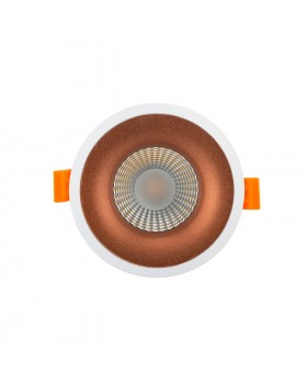 DK4004-CF Встраиваемый светильник, IP 20, 5 Вт, LED 3000, коричневый, алюминий