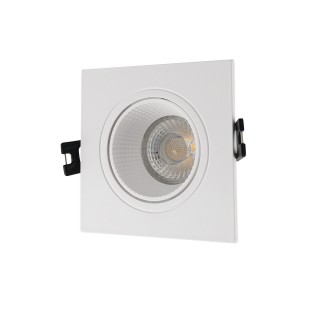 DK3071-WH Встраиваемый светильник, IP 20, 10 Вт, GU5.3, LED, белый/белый, пластик