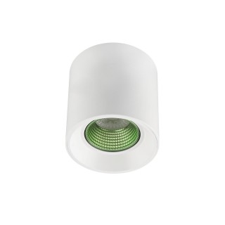 DK3090-WH+GR Светильник накладной IP 20, 10 Вт, GU5.3, LED, белый/зеленый, пластик