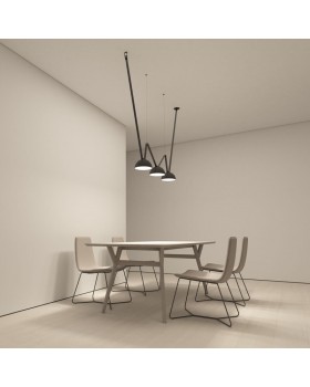 DK5560-BK Cветильник для трека-ремня Belty, серия Flow со светодиодом, D220*H117мм, 48V DC, 24W, RA90, 120°, 4000K, IP20, черный, алюминий-foto7