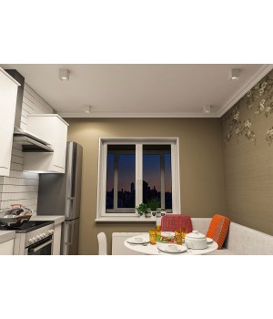 DK3080-WH Светильник накладной IP 20, 10 Вт, GU5.3, LED, белый/белый, пластик-foto3