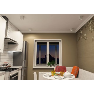 DK3080-WH Светильник накладной IP 20, 10 Вт, GU5.3, LED, белый/белый, пластик-foto3