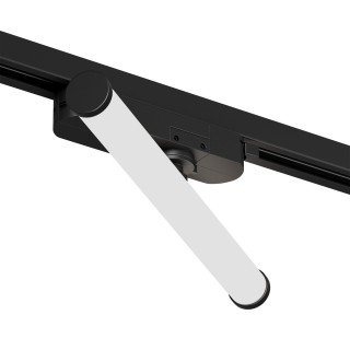 DK6448-BK Поворотный однофазный трековый светильник STROM со светодиодом L300mm 220V 10W 150° 4000K IP20 черный алюминий/акрил-foto3