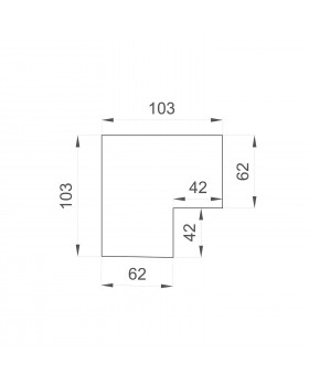 TR3041-AL Угол профиля SMART для натяжного потолка-foto2