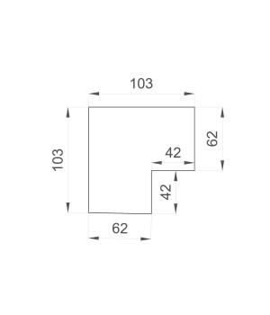 TR3041-AL Угол профиля SMART для натяжного потолка-foto2
