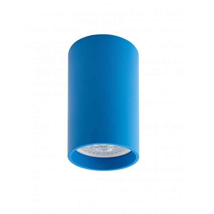 DK2008-AZ Светильник накладной IP 20, 50 Вт, GU10, голубой, алюминий