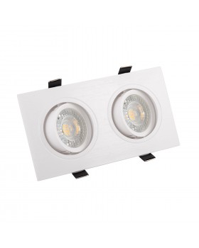 DK3022-WH Встраиваемый светильник, IP 20, 10 Вт, GU5.3, LED, белый, пластик-foto2