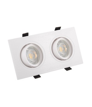 DK3022-WH Встраиваемый светильник, IP 20, 10 Вт, GU5.3, LED, белый, пластик-foto2