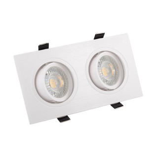 DK3022-WH Встраиваемый светильник, IP 20, 10 Вт, GU5.3, LED, белый, пластик-foto2