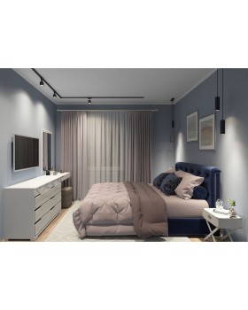 TR1002-BK Шинопровод однофазный, 2 м, черный, заглушка и подвод питания в комплекте-foto6