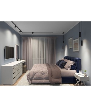 TR1002-BK Шинопровод однофазный, 2 м, черный, заглушка и подвод питания в комплекте-foto6