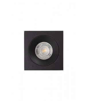 DK2025-BK Встраиваемый светильник, IP 20, 50 Вт, GU10, черный, алюминий
