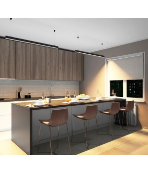 DK9123-BK Линейный светильник 30W 1250mm 3000K, черный-foto8