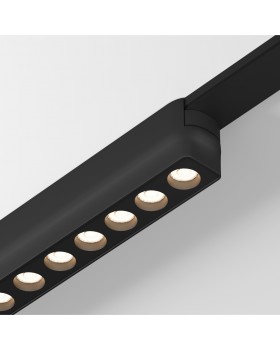 DK5305-BK Светильник для трека Air, серия Grill 3000 со светодиодом, L230*W26*H36мм, 48V DC, 12W, RA?90, 36°, 3000K, IP20, черный, алюминий-foto2