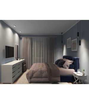 DK2422-BK Встраиваемый светильник, IP 20, 50 Вт, GU10, черный, алюминий-foto12