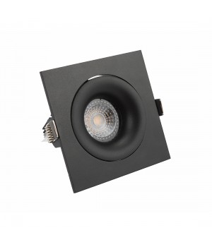 DK2121-BK Встраиваемый светильник, IP 20, 50 Вт, GU10, черный, алюминий