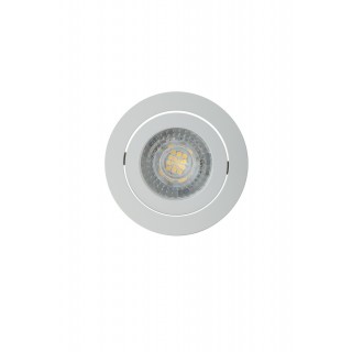 DK2017-WH Встраиваемый светильник, IP 20, 50 Вт, GU10, белый, алюминий