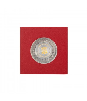 DK2031-RE Встраиваемый светильник, IP 20, 50 Вт, GU10, красный, алюминий