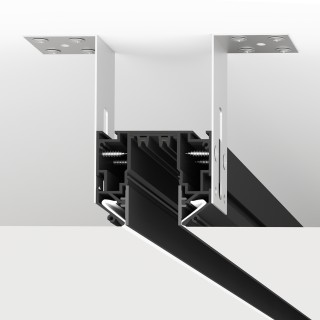 TR2022-BK Профиль-трек SMART ONE, для натяжных потолков, 2 м, алюминий, черный-foto2