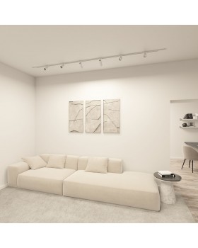 DK6060-BW+BK Трековый светильник IP 20, 15 Вт, GU10, черный с белым, алюминий-foto4