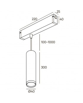 DK8008-BK Подвесной светильник SMART HANG 9W DIM 2700K-6000K черный-foto2