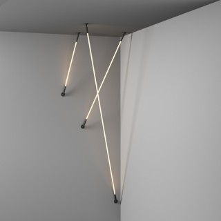 DK7502-BK Cветильник-трос в оплетке FLEX со светодиодом 2м 24V DC 35W 360° 3000К IP20 черный-foto2