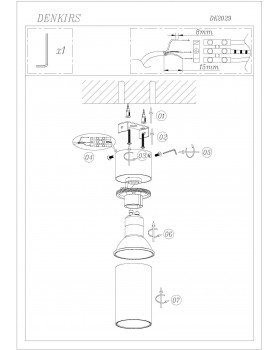 DK2029-WH Светильник накладной IP 20, 50 Вт, GU10, белый, алюминий-foto10
