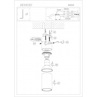 DK2029-WH Светильник накладной IP 20, 50 Вт, GU10, белый, алюминий-foto10