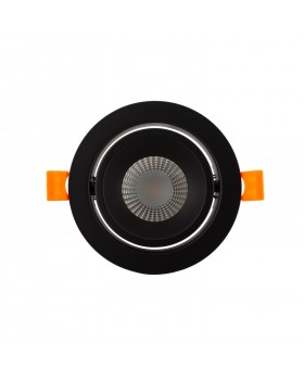 DK4000-BK Встраиваемый светильник, IP 20, 5 Вт, LED 3000, черный, алюминий