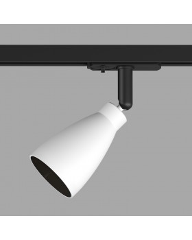 DK6050-BW+BK Трековый светильник IP 20, 15 Вт, GU10, черный с белым, алюминий, пластик-foto2