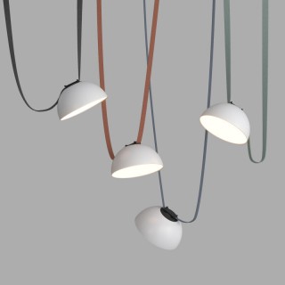 DK5560-WH+BK Cветильник для трека-ремня Belty, серия Flow, со светодиодом, D220*H117мм, 48V DC, 24W, RA90, 120°, 4000K, IP20, белый с черным, алюминий-foto3