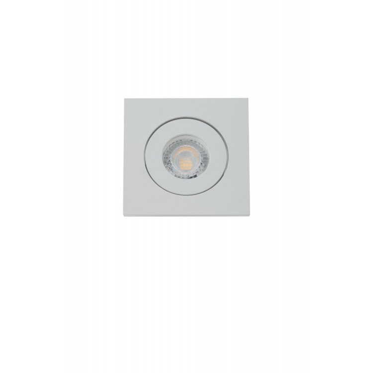 DK2021-WH Встраиваемый светильник, IP 20, 50 Вт, GU10, белый, алюминий