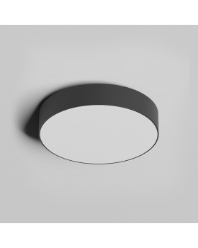 DK2850-BK Накладной светильник TAB 24 Вт, LED 3000K/4000K/6500K, IP 20, d160mm, черный, алюминий/акрил-foto2