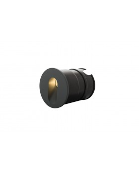DK1013-DG Светильник встраиваемый в стену, IP 54, LED, 1 Вт, серый, алюминий