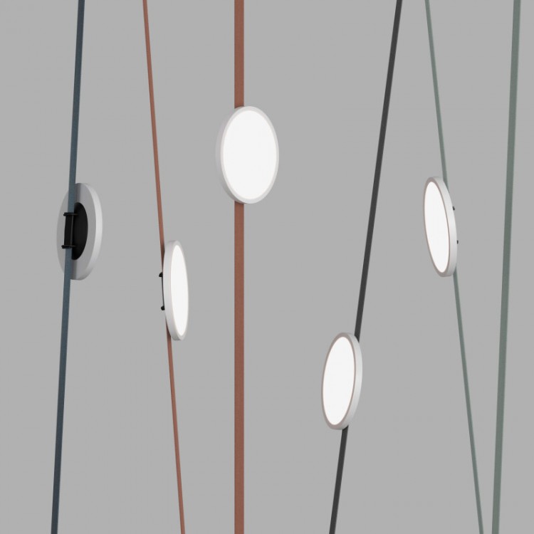 DK5566-WH+BK Cветильник для трека-ремня Belty, серия Flow, со светодиодом, D168*H29.5мм, 48V DC, 10W, RA90, 120°, 4000K, IP20, белый с черным, алюминий DK5566-WH+BK Cветильник для трека-ремня Belty, серия Flow, со светодиодом, D168*H29.5мм, 48V DC, 10W, RA90, 120°, 4000K, IP20, белый с черным, алюминий