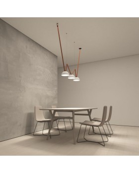 DK5560-WH+BK Cветильник для трека-ремня Belty, серия Flow, со светодиодом, D220*H117мм, 48V DC, 24W, RA90, 120°, 4000K, IP20, белый с черным, алюминий-foto7