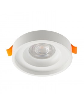 DK4005-WH Встраиваемый светильник, IP 20, 9 Вт, LED 3000, белый, алюминий
