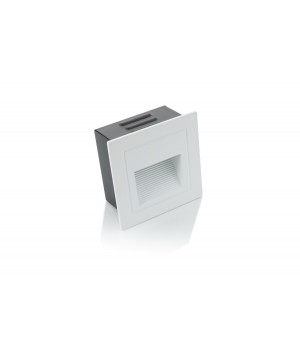 DK1016-WH Светильник встраиваемый в стену, IP 54, LED, 3 Вт, белый, алюминий-foto2