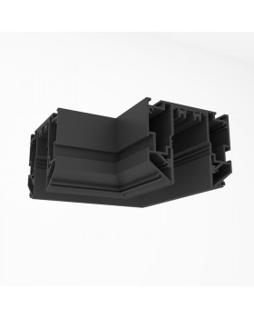 TR2026-BK Угловой элемент 90° трека SMART ONE, алюминий, черный