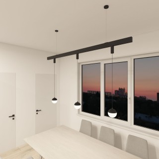 DK8056-BK Подвесной светильник SMART MOON 12W DIM 3000K-6000K, черный, алюминий, акрил-foto4