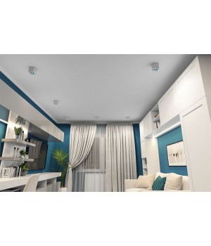 DK3080-WH+CY Светильник накладной IP 20, 10 Вт, GU5.3, LED, белый/голубой, пластик-foto2