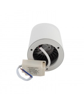 DK4010-WH Светильник накладной IP 20, 10 Вт, LED 3000, белый, алюминий-foto2