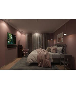 DK4016-WH Светильник накладной IP 20, 5 Вт, LED 3000, белый, алюминий/акрил-foto3