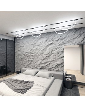 DK5357-BK Светильник для трека Air, серия Ray 4000 со светодиодом, ?22*L1000MM, 48V DC, 12W, RA?90, 360°, 4000K, IP20, черный, алюминий-foto4