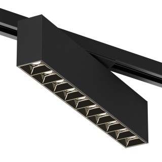 DK6434-BK Поворотный однофазный трековый светильник EDDER со светодиодом L273mm 220V 20W 30° 3000K IP20 черный алюминий-foto2