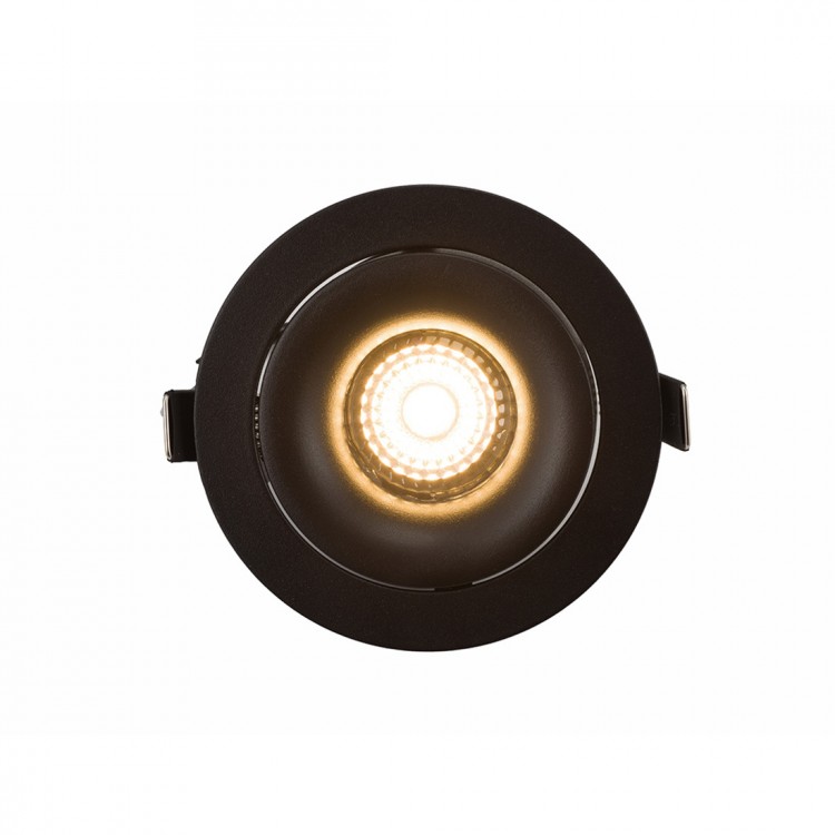 DK2120-BK Встраиваемый светильник, IP 20, 50 Вт, GU10, черный, алюминий