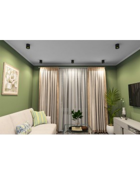 DK3090-BK+GR Светильник накладной IP 20, 10 Вт, GU5.3, LED, черный/зеленый, пластик-foto2