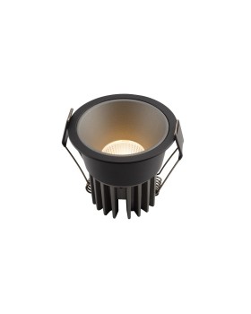 DK4400-BG Встраиваемый светильник, IP 20, 7 Вт, LED 3000, черно-серый, алюминий