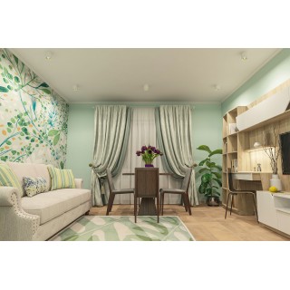 DK3090-WH+GR Светильник накладной IP 20, 10 Вт, GU5.3, LED, белый/зеленый, пластик-foto2